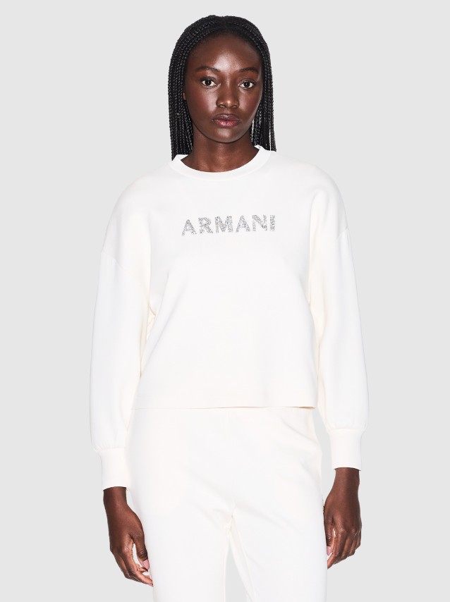 Sweatshirt Armani Exchange Mulher Sweatshirt