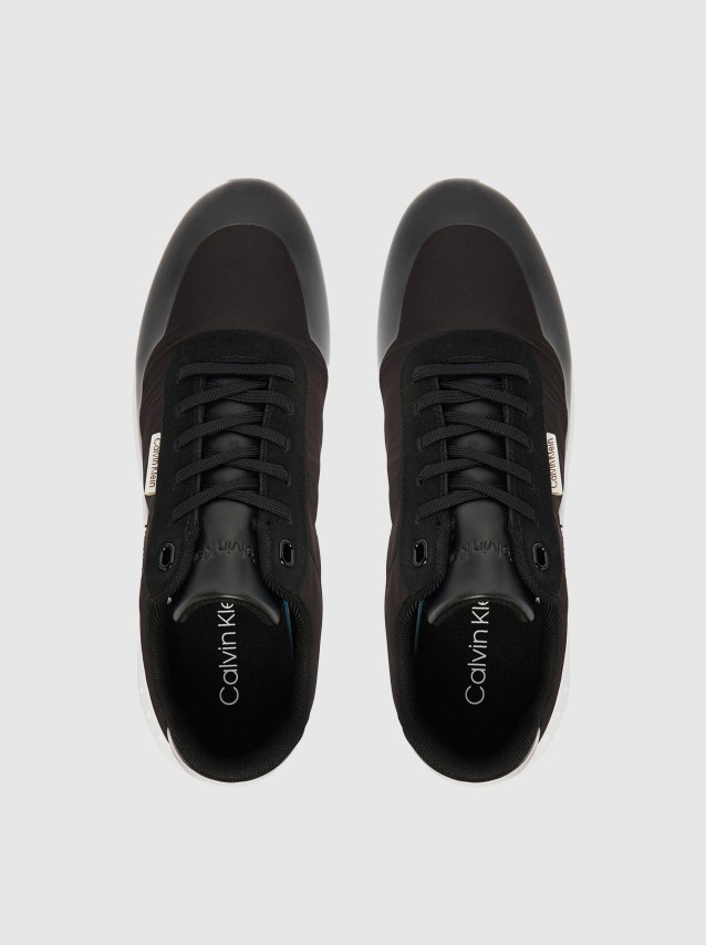 Sapatilha Calvin Klein Mulher Eva Runner Lace Up Mat Mix