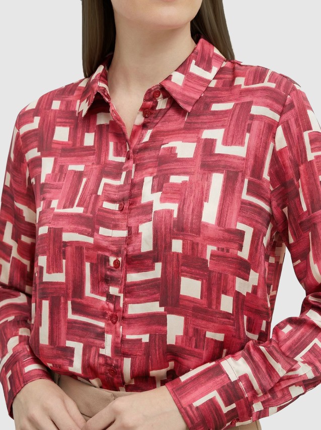 Camisa Vero Moda Mulher Vmidy L/s Shirt Wvn Btq