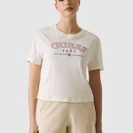 T-Shirt Guess Mulher Arianna Ss Cn Boxy T-Shirt