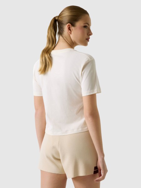 T-Shirt Guess Mulher Arianna Ss Cn Boxy T-Shirt