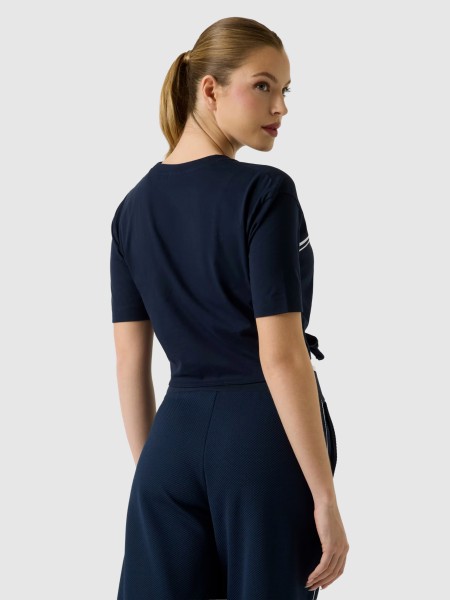 T-Shirt Guess Mulher Cn Ss Bow T-Shirt