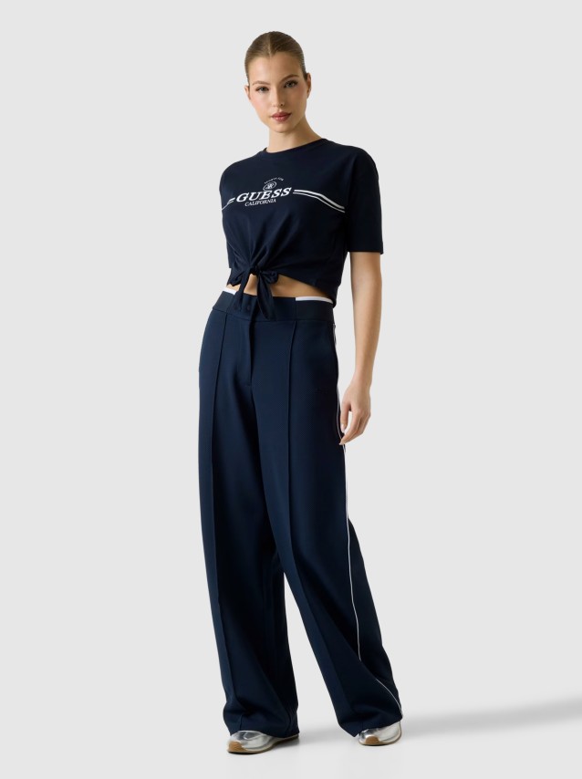 T-Shirt Guess Mulher Cn Ss Bow T-Shirt