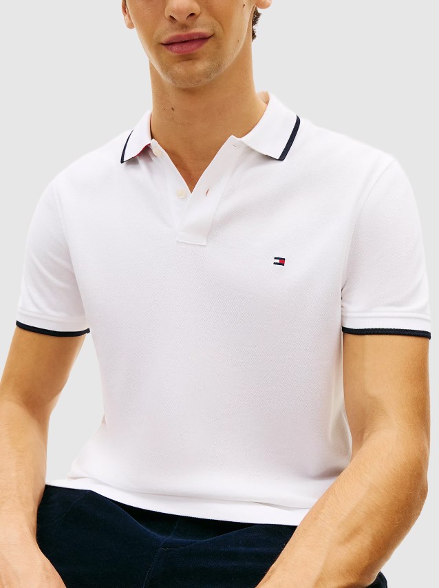 Polo Tommy Hilfiger Homem Pique Undercollar Reg Polo