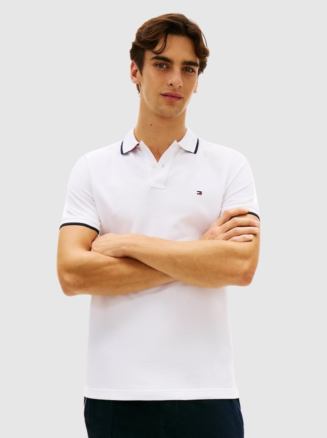Polo Tommy Hilfiger Homem Pique Undercollar Reg Polo