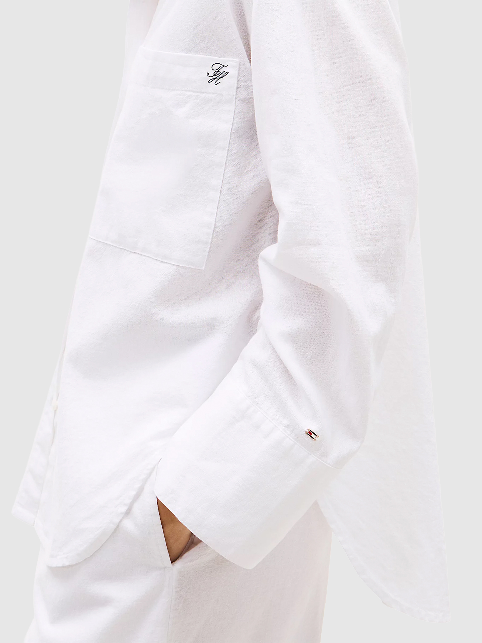 Camisa Tommy Hilfiger Mulher Oversized Shirt (Ext Sizing)