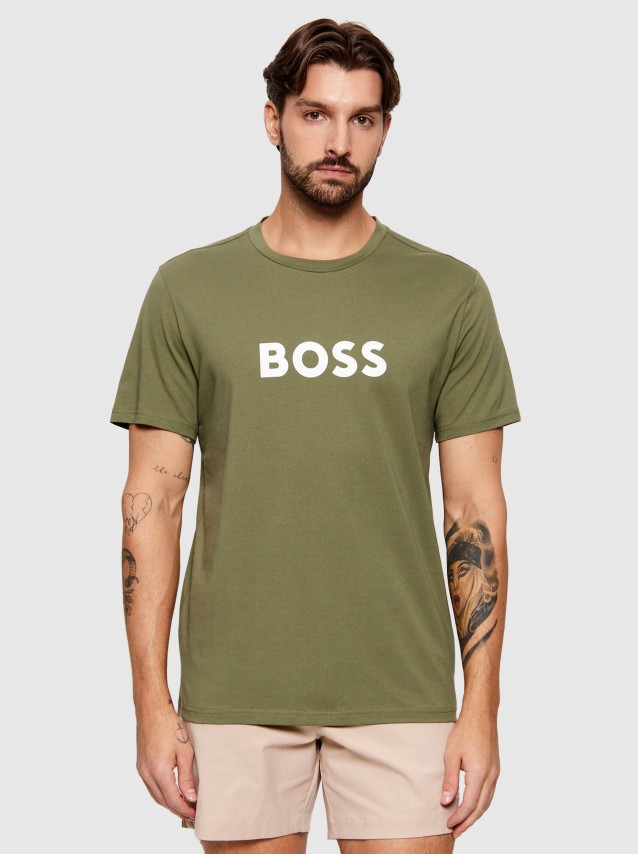 T-Shirt Boss Homem T-Shirt Rn