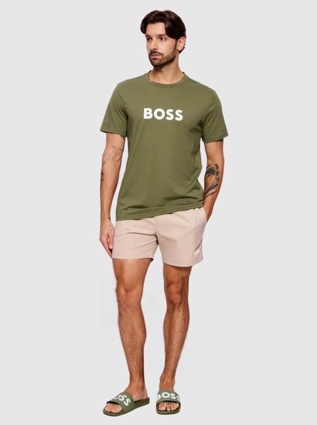 T-Shirt Boss Homem T-Shirt Rn