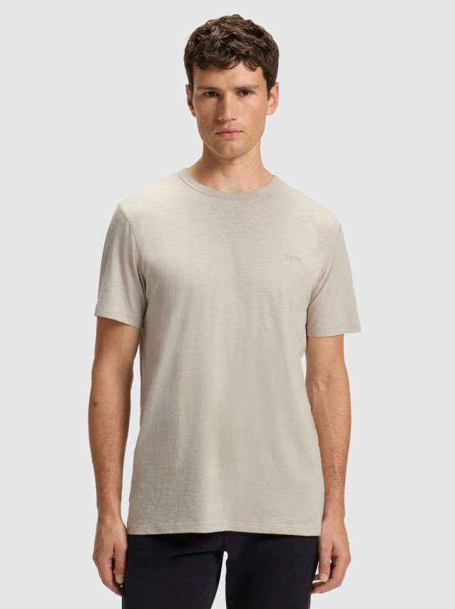 T-Shirt Homem Thinking Boss Orange