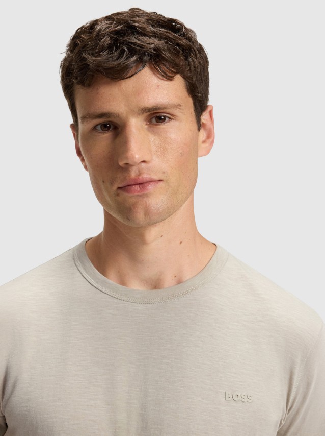 T-Shirt Homem Thinking Boss Orange