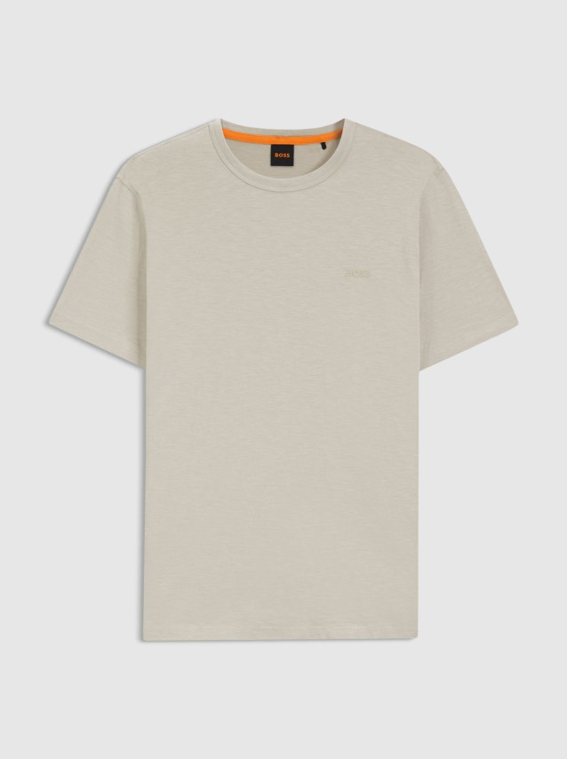 T-Shirt Homem Thinking Boss Orange