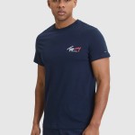 T-Shirt Tommy Jeans Homem Tjm Slim Sign Chest Ss Tee Ext