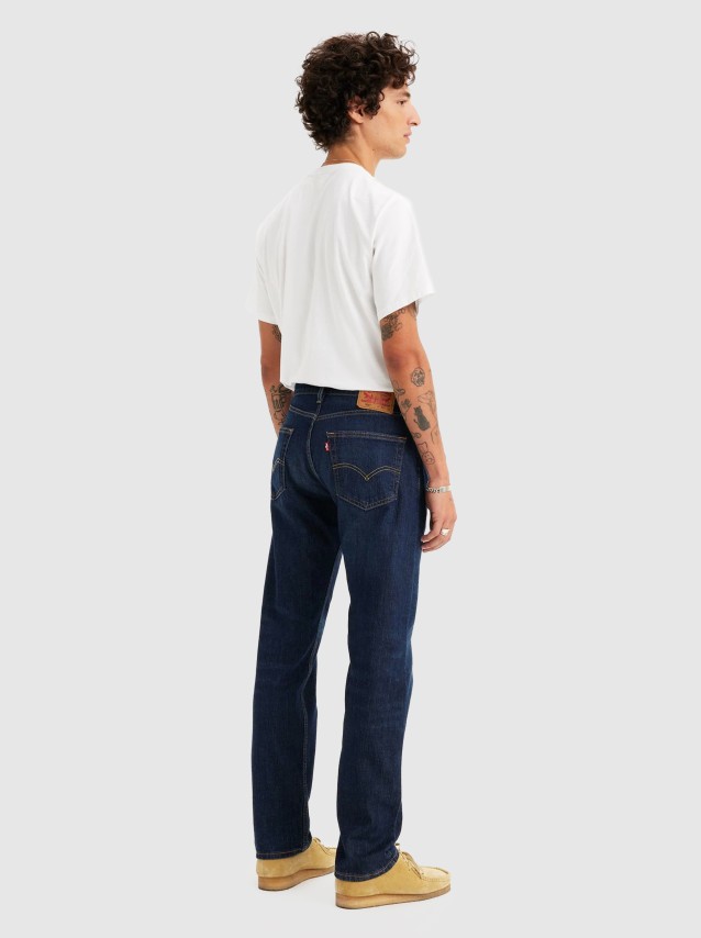 Jeans Levis Homem 505� Regular Fit Dark Indigo - Worn In