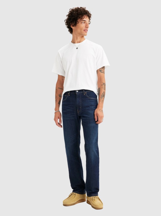 Jeans Levis Homem 505� Regular Fit Dark Indigo - Worn In