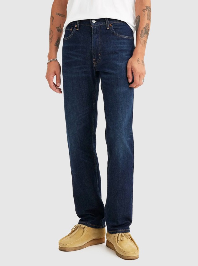 Jeans Levis Homem 505� Regular Fit Dark Indigo - Worn In