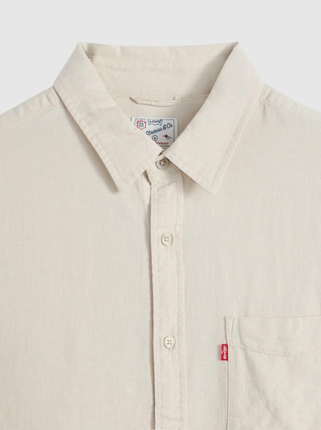 Camisa Levis Homem Sunset 1 Pocket Standard Neutrals