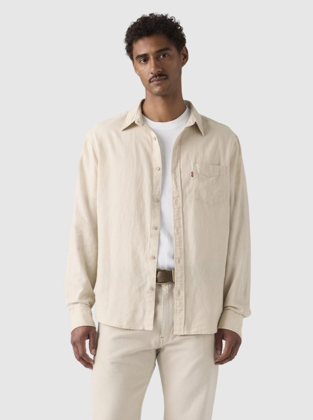 Camisa Levis Homem Sunset 1 Pocket Standard Neutrals