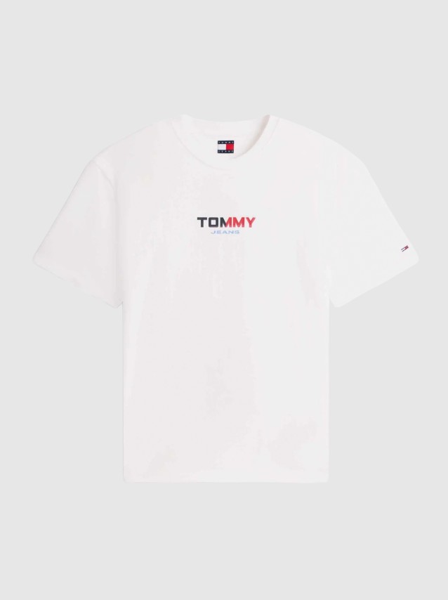 T-Shirt Tommy Jeans Homem Tjm Rlx La Backprint Ss Tee Ext