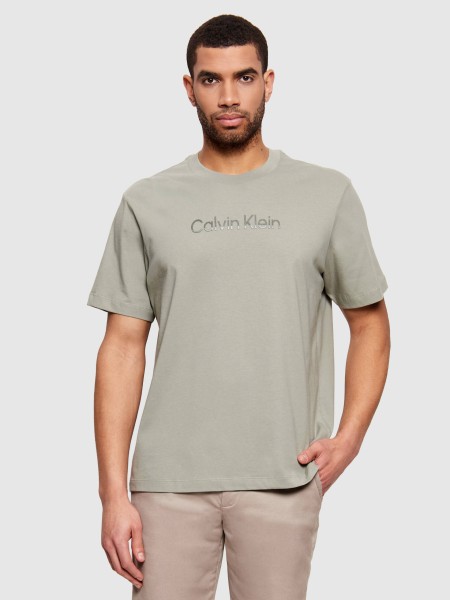 T-Shirt Calvin Klein Homem 20S Eu Wholesale Sportswear Grap