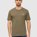 T-Shirt Calvin Klein Homem Ss 30S Jersey Classic Micro Mono