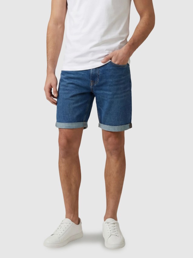 Cal��es Calvin Klein Homem Slim Hampton Short
