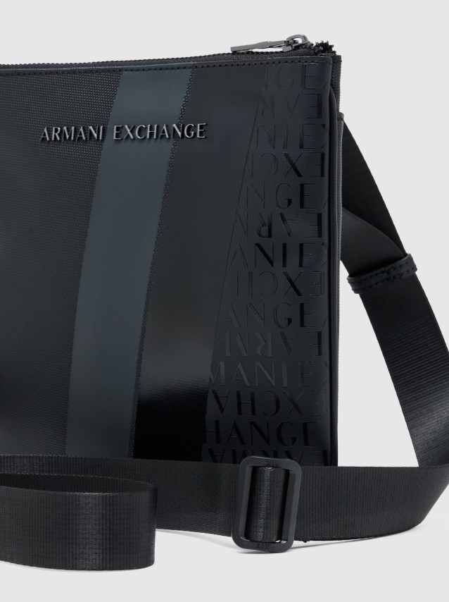 Mala Armani Exchange Homem Dylan Flat Crossbody