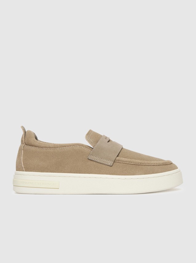 Sapato Armani Exchange Homem Sneaker London Suede