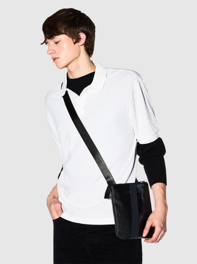 Mala Armani Exchange Homem Dylan Flat Crossbody