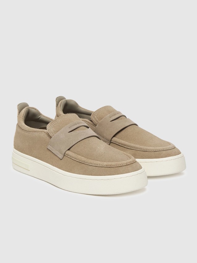 Sapato Armani Exchange Homem Sneaker London Suede