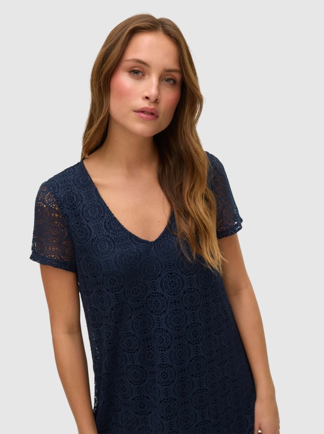 Vestido Vero Moda Mulher Vmbeki Ss Short Dress Exp