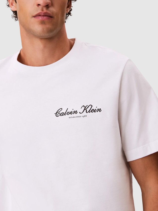 T-Shirt Calvin Klein Mulher 20S March Graphic Seasonal Fashi