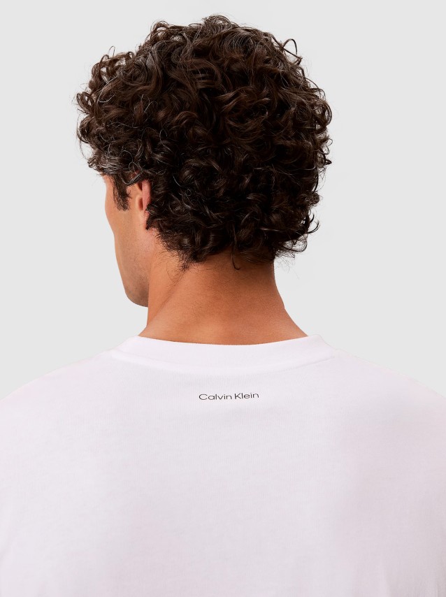 T-Shirt Calvin Klein Mulher 20S March Graphic Seasonal Fashi