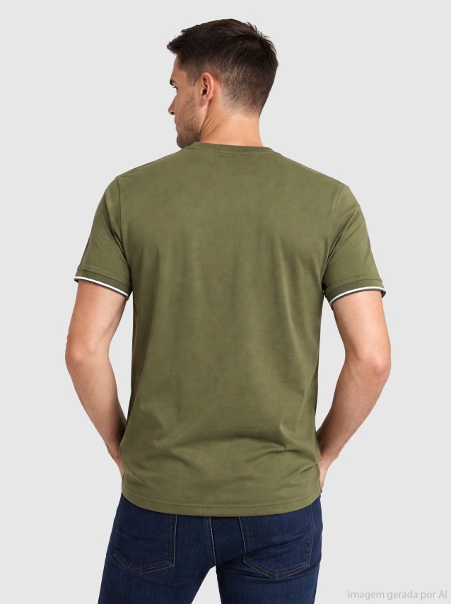 T-Shirt Tommy Hilfiger Homem Performance Tipped Tee