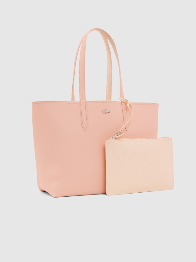 Shoppers Mulher Anna Petit Pique Reversible Shopping Bag Lacoste