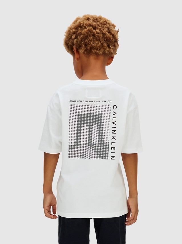 T-Shirt Calvin Klein Menino Bridge Ss T-Shirt
