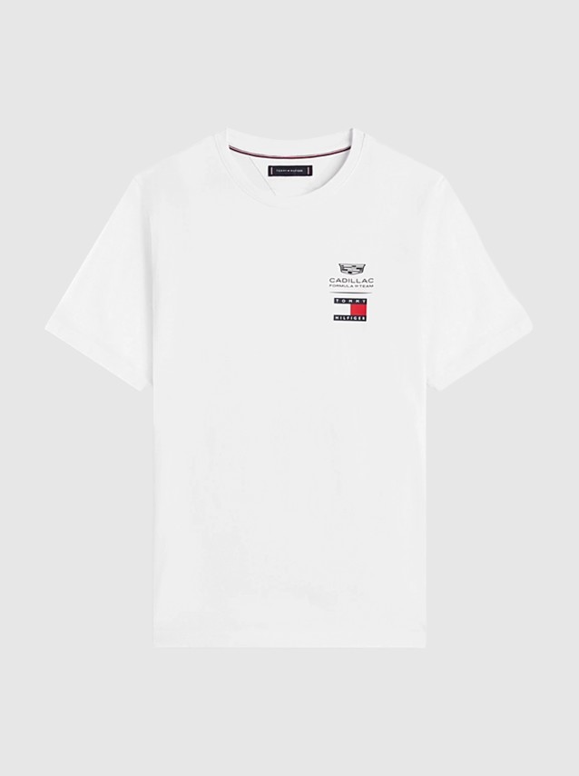 T-Shirt Tommy Hilfiger X Cadillac Homem Th X Cf1 Logo Tee