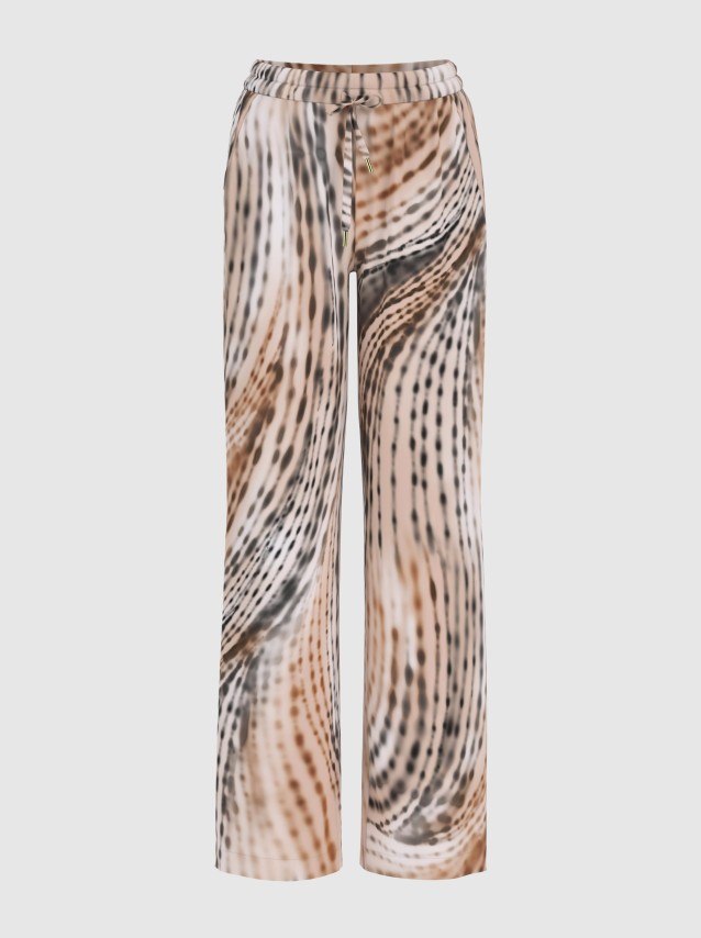 Cal�as Guess Mulher Dalia Fluid Jogger Pant