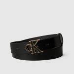 Cinto Calvin Klein Mulher Round Ck Buckle 30Mm Belt Inlay