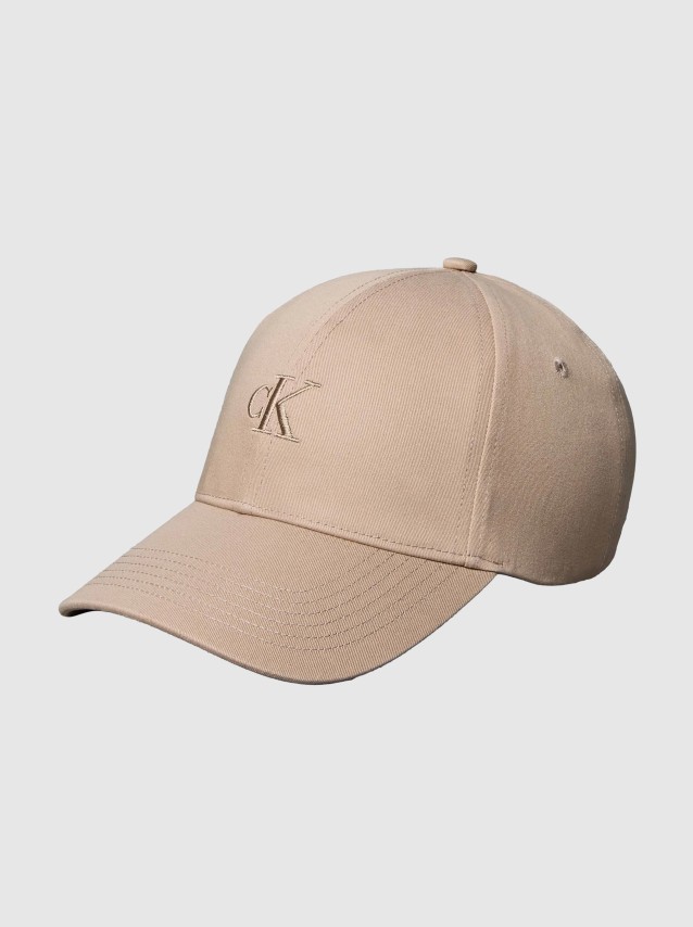 Bon� Calvin Klein Mulher Monogram Embroidery Baseball Cap