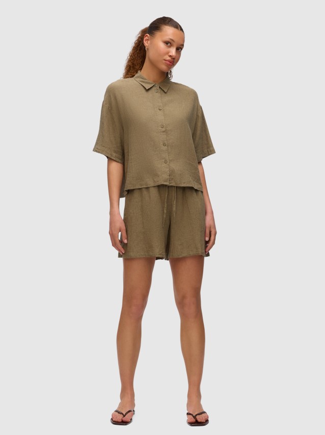 Pantalones Cortos Femenino Vero Moda