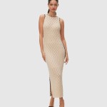 Vestido Vero Moda Mulher Awevelyn Sl 7/8 Crochet Dress Noos