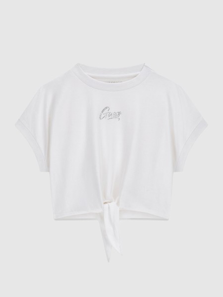 T-Shirt Guess Menina Knot Ss T-Shirt