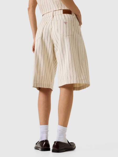 Pantalones Cortos Femenino Guess Jeans