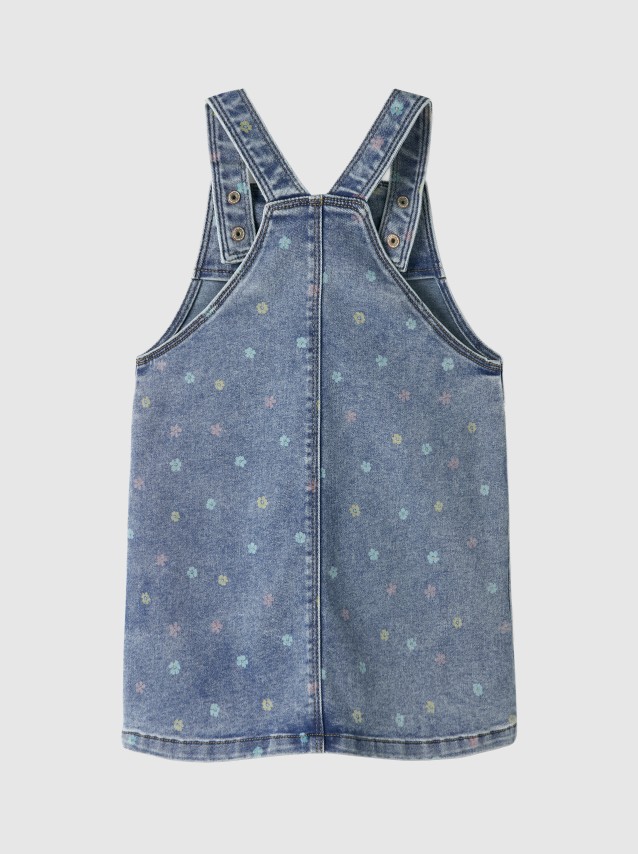 Macacao Menina Nmfrosa Short Dnm Bibskirt 3555-On F Name It