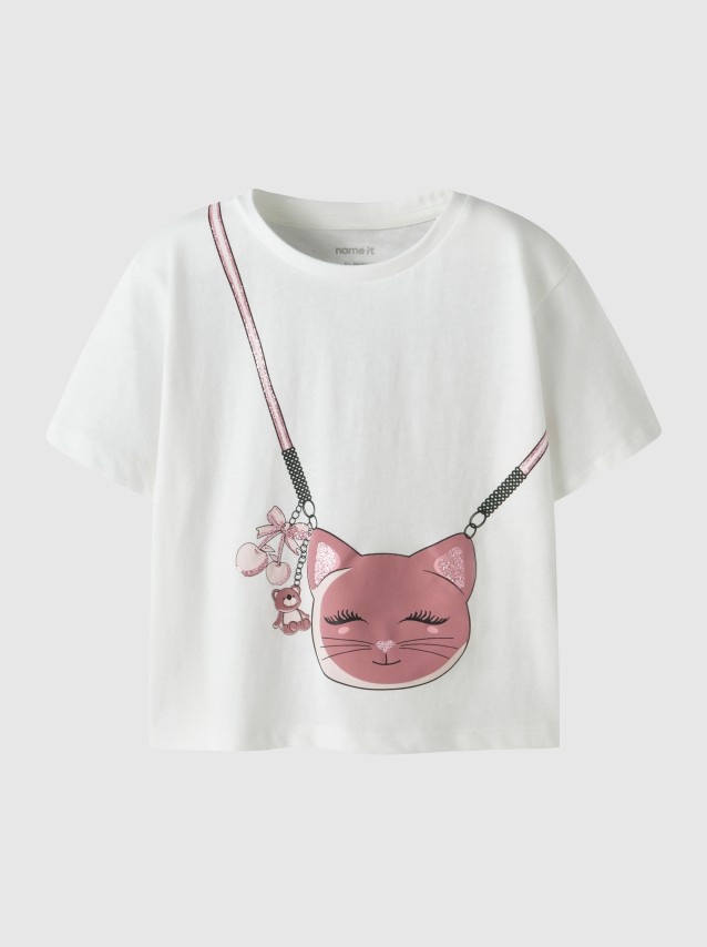T-Shirt Name It Menina Nmffera Ss Nreg Top