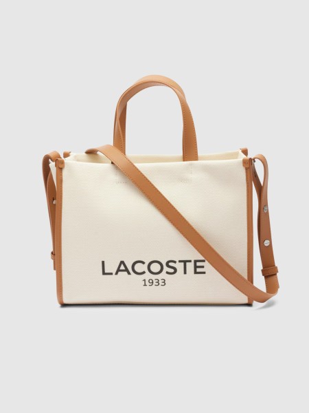 Mala Lacoste Mulher Heritage Canvas S Shopping Bag