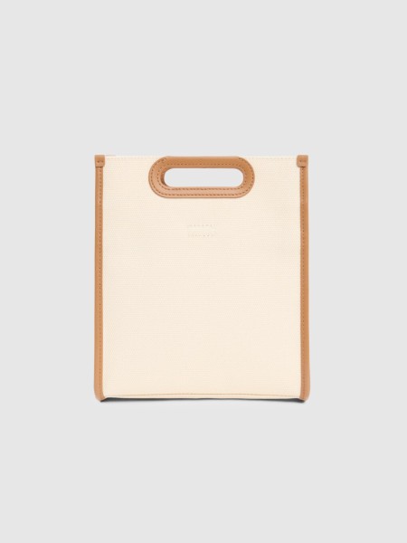 Mala Lacoste Mulher Heritage Canvas S Crossover Tote Bag