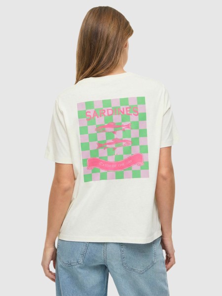 T-Shirt Vila Mulher Vihiva Ss T-Shirt