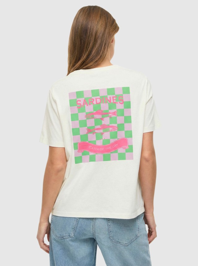 T-Shirt Vila Mulher Vihiva Ss T-Shirt