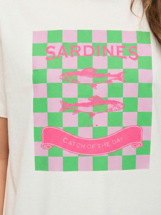 T-Shirt Vila Mulher Vihiva Ss T-Shirt